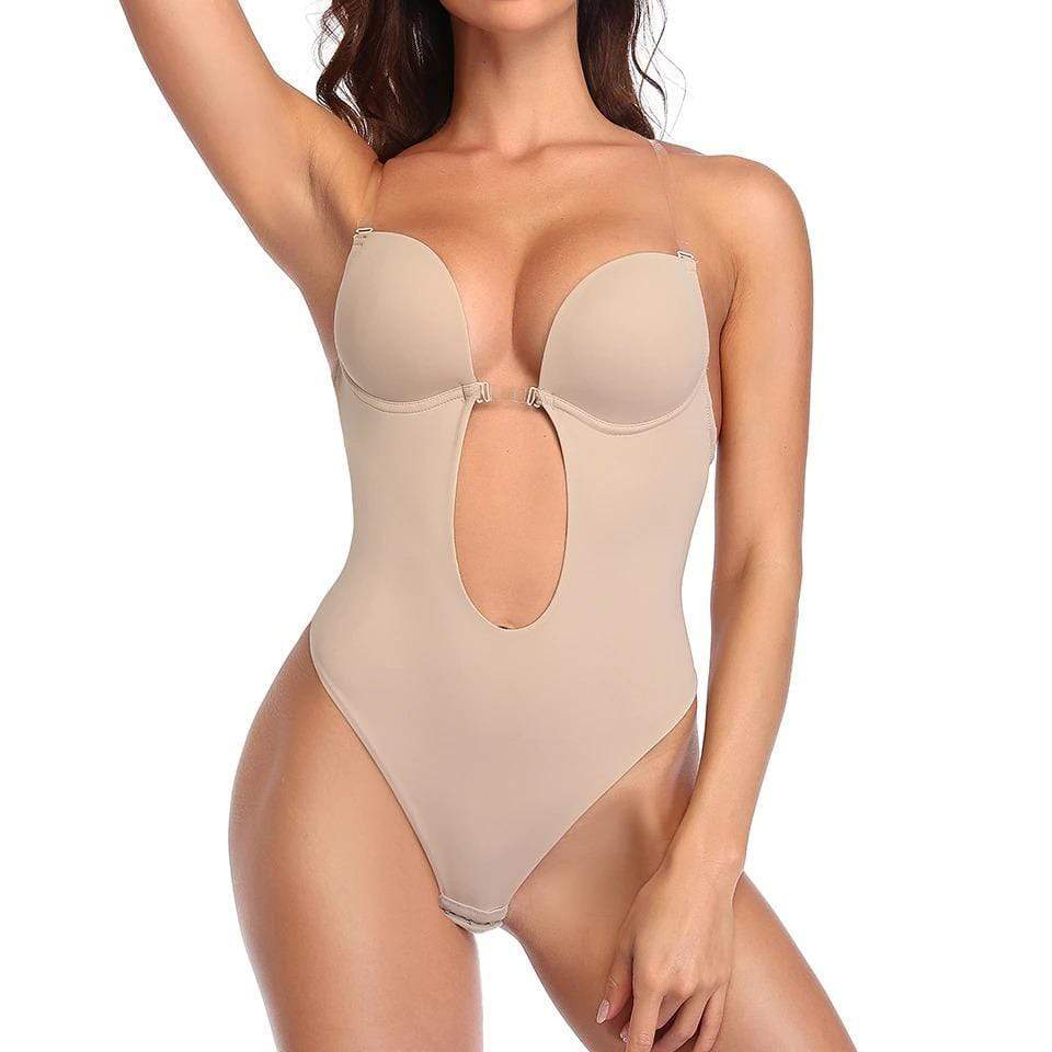 Women's Body Shaping Bodysuit With Zipper For Fat Burning And Body Sculpting