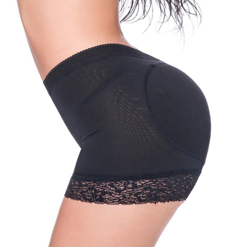 LODAY Womens Butt Lifter Padded Lace Panties Seamless Hip Enahncer